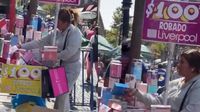 VIDEO: Presunta venta de perfumes robados en plena calle de CDMX se vuelve viral