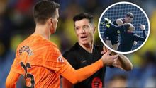 Lewandowski y Szczęsny se ‘van a los golpes’ en el entrenamiento