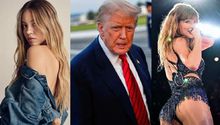 Trump defiende a Sydney Sweeney y critica a Taylor Swift: “No la soporto”