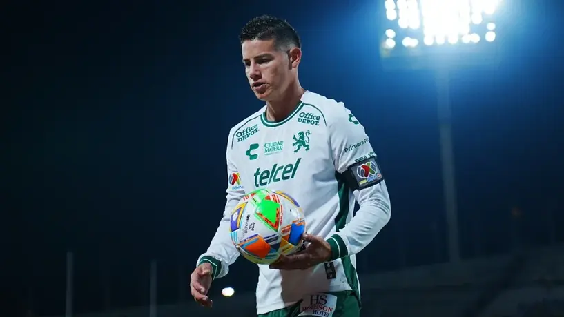 ‘Pibe’ Valderrama ve a James Rodríguez feliz en León y proyecta su permanencia en la Liga MX