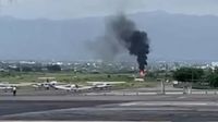 VIDEO: Falla al aterrizar: aeronave se accidenta en aeropuerto de Cuernavaca