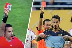 César Ramos muestra a la Virgen de Guadalupe junto a tarjeta roja en Mundial de Clubes