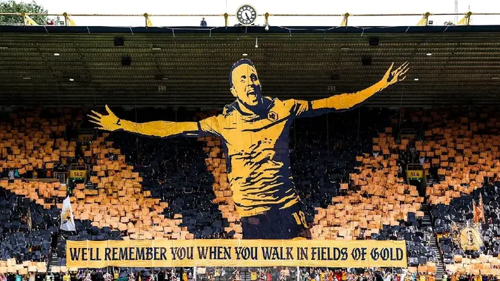 ¡Inolvidable! Wolverhampton también rinde homenaje a Diogo Jota con impresionante tifo