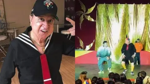 VIDEO: A sus 81 años, Carlos Villagrán ‘Kiko’ reaparece bailando en circo de Perú