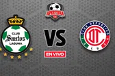 Santos VS Toluca EN VIVO Liga MX Jornada 2 Apertura 2025