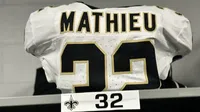 Tyrann 'Honey Badger' Mathieu, de Saints, se retira después de 12 temporadas en la NFL