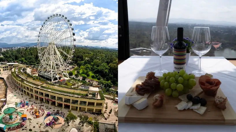 La cita perfecta: Así puedes rentar una Cabina VIP en la rueda de la fortuna de Chapultepec