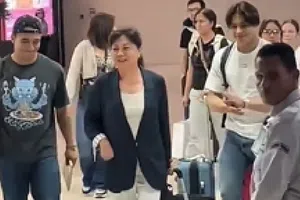 Osmar Olvera y Juan Celaya, clavadistas mexicanos, llegaron a Monterrey tras Mundial en Singapur