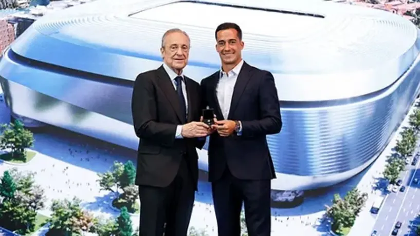 Florentino Pérez revive memorable momento de Lucas Vázquez durante su despedida del club