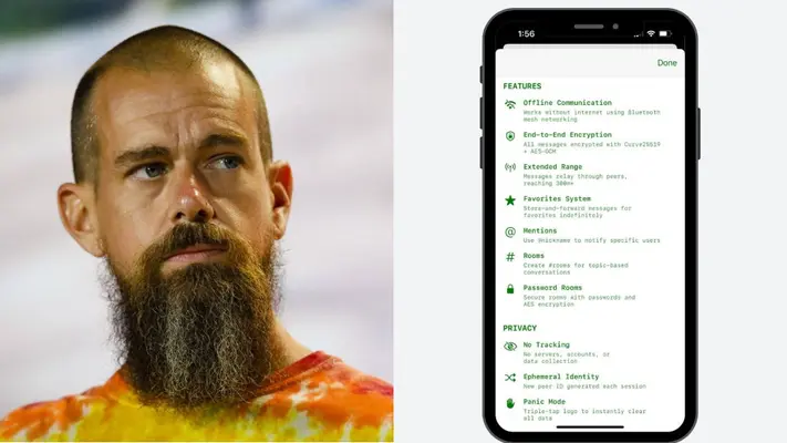 Creador de Twitter lanza nueva app de mensajería que funciona sin Internet