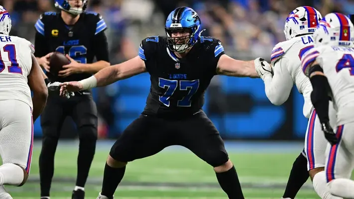 Frank Ragnow, centro estrella de Detroit, anuncia su retiro tras siete temporadas