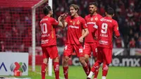 Toluca propina goleada a Fernando Gago en su regreso a la Liga MX con Necaxa