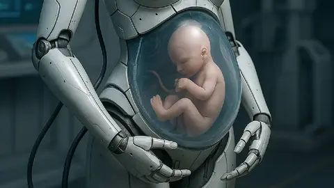 Un robot humanoide en China simula un embarazo completo y podría dar a luz en 2026