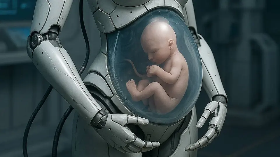 Un robot humanoide en China simula un embarazo completo y podría dar a luz en 2026