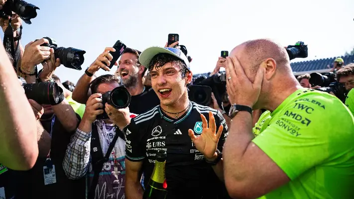 Andrea Kimi Antonelli se convirtió en el tercer piloto más joven en subir al podio