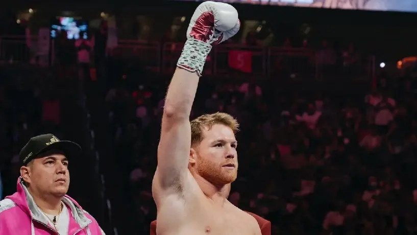 Canelo Álvarez llena de elogios a Isaac del Toro: “Lo vi y me enorgullece muchísimo”