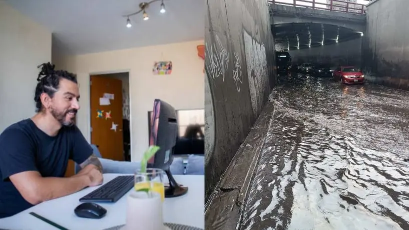 Gobierno CDMX sugiere Home Office debido a las fuertes lluvias