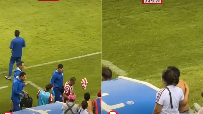 Chicharito Hernández ignoró a pequeño aficionado en el encuentro ante Atlante