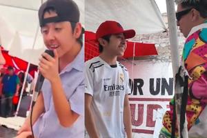 Joven que canta en tianguis de Ecatepec grabará canción con reguetonero mexicano
