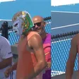 Divertida aparición de Carlos Alcaraz con máscara de lucha libre en el Masters 1000 de Cincinnati
