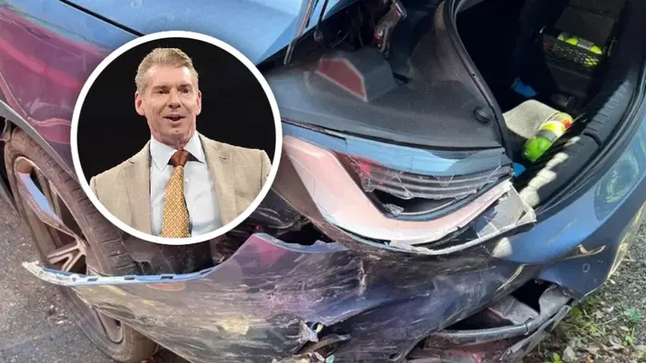 Vince McMahon sufrió aparatoso accidente automovilístico