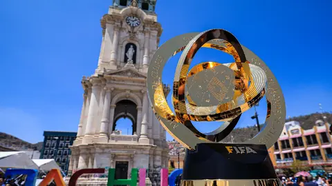 Trofeo del Mundial de Clubes visitó Pachuca