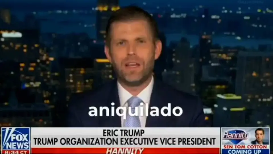 Hijo de Donald Trump advierte que “México sería aniquilado en segundos”, si ataca a EE.UU.