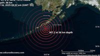 Sismo de 7.3 sacude Alaska: emiten alerta de tsunami en la costa del Pacífico