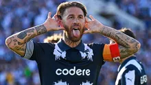 Sergio Ramos 'pelea' con sus compañeros en el entrenamiento previo a enfrentar a River Plate