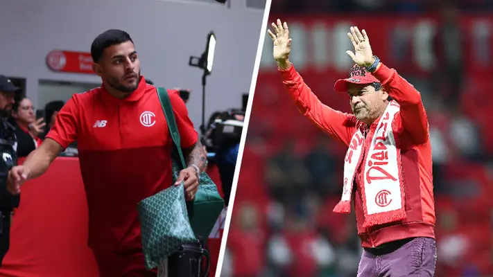 El emotivo encuentro entre Alexis Vega y José Saturnino Cardozo, el técnico que lo debutó