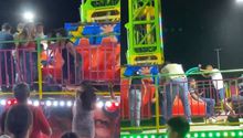 VIDEO: Falla en juego mecánico “El Martillo” deja al menos 15 lesionados en feria de Nuevo León