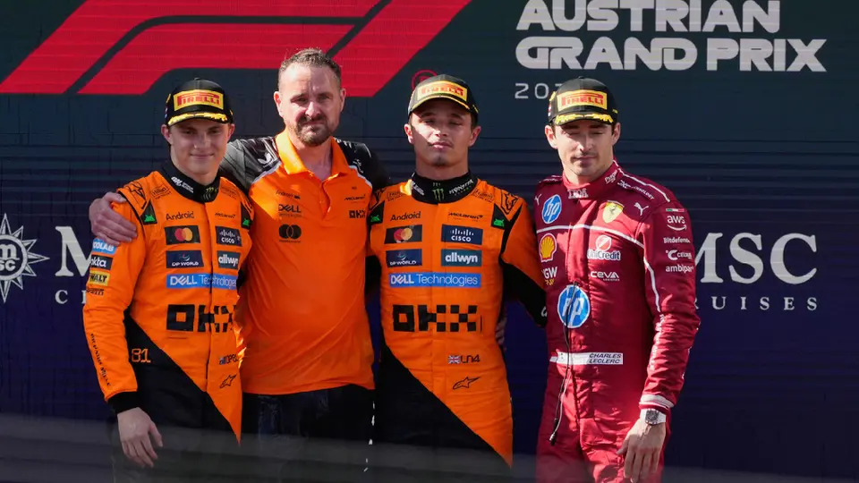 Oscar Piastri, tras su segundo lugar en el GP de Austria: "Era todo lo que podía hacer hoy”