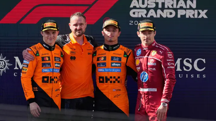 Oscar Piastri, tras su segundo lugar en el GP de Austria: "Era todo lo que podía hacer hoy”