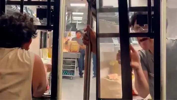 VIDEO: Surge ‘Lord Ventana’, el empleado de un restaurante que explotó por presión laboral