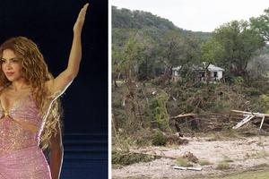 Shakira destina parte de su concierto en Texas a apoyar a víctimas de inundaciones