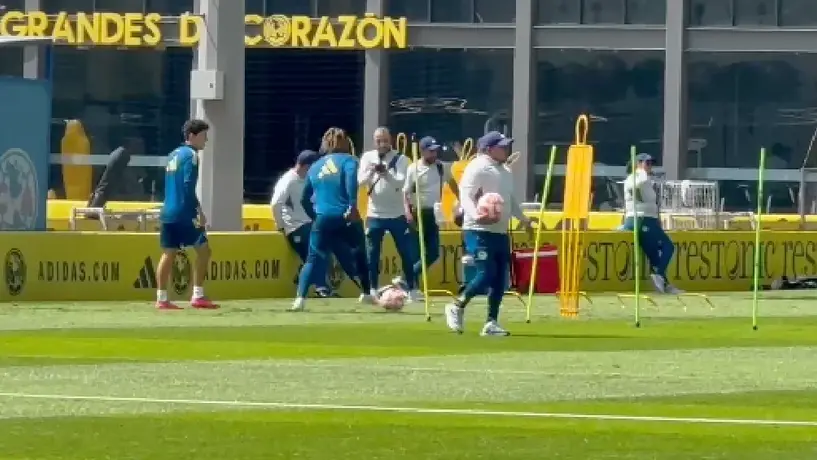 Allan Saint-Maximin tuvo su primer entrenamiento con América