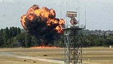 Avión se estrella en aeropuerto de Londres