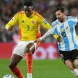 Argentina, con un hombre menos, rescata empate ante Colombia