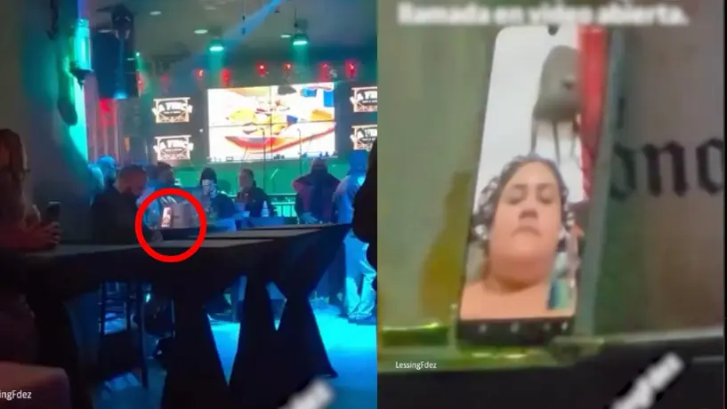 VIDEO: Hombre se va de fiesta… ¡pero bajo videovigilancia de la domadora!