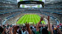 Afición mexicana protesta en las afueras del SoFi Stadium, recinto del México vs República Dominicana