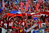 Silbidos al Himno Nacional Argentino en Santiago previo del Chile vs Argentina