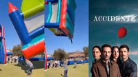 ¿Predicción o coincidencia? Accidente de inflable volador en Sudáfrica recuerda trama de serie mexicana