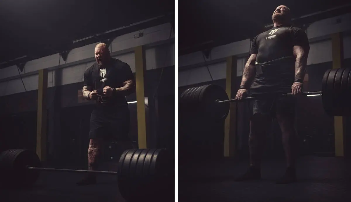 Hafþór Björnsson estableció un nuevo récord mundial de peso muerto / IG: thorbjornsson