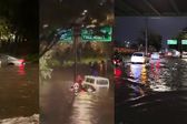 VIDEOS / CDMX bajo el agua otra vez: lluvias provocan caos vial y suspensión de transporte