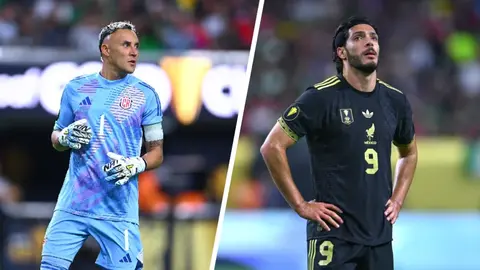 Keylor Navas se lució con una gran atajada sobre Raúl Jiménez en el duelo de Copa Oro