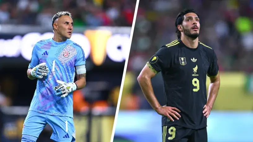 Keylor Navas se lució con una gran atajada sobre Raúl Jiménez en el duelo de Copa Oro