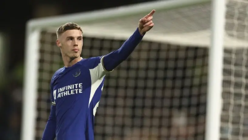 Robert Sánchez, arquero del Chelsea, sobre Cole Palmer: "Será el mejor del mundo"