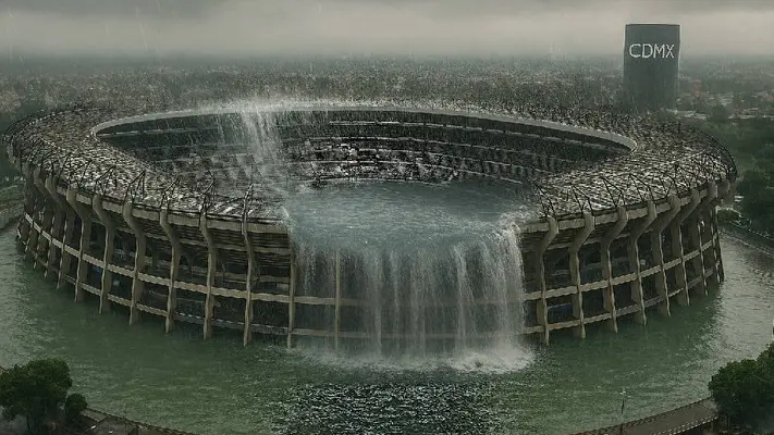 Históricas lluvias en CDMX: Julio dejó agua para llenar 196 veces el Estadio Azteca