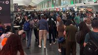 Aeropuerto Internacional de la CDMX colapsa por lluvias; vuelos se retrasan hasta tres horas