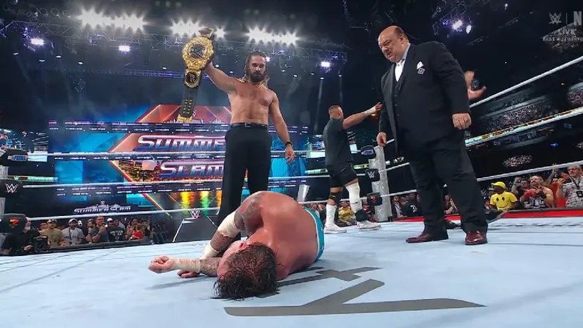¡Seth Rollins lo hizo de nuevo! La primera noche de SummerSlam termina con un nuevo canjeo exitoso de MITB